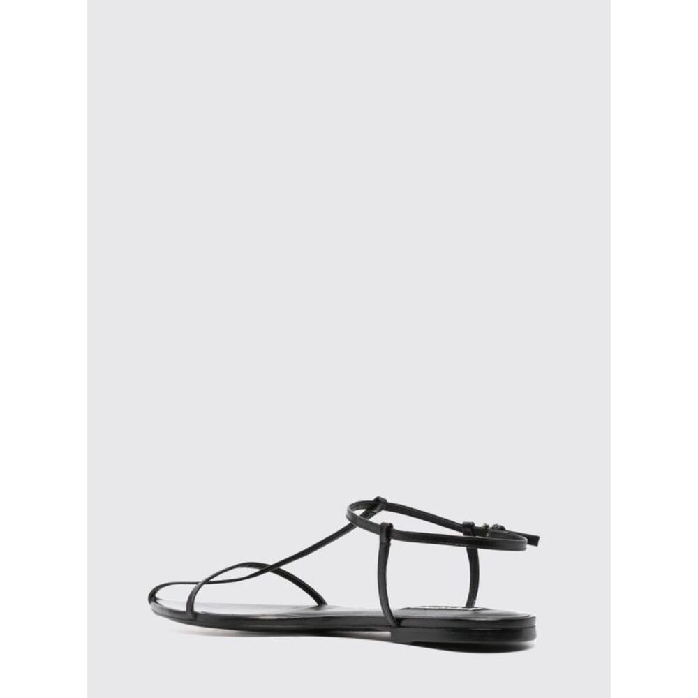 Jil Sander Women Jil Sander Cage Ankle-Strap Calfskin Leather Heeled Sandals - Picture 3 of 4